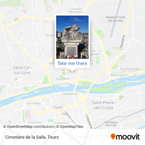 Cimetière de la Salle map