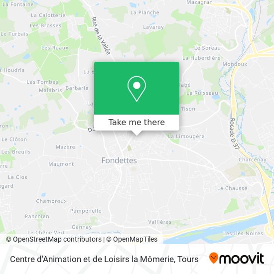 Centre d'Animation et de Loisirs la Mômerie map