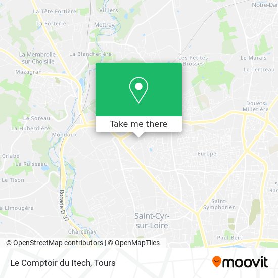 Le Comptoir du Itech map