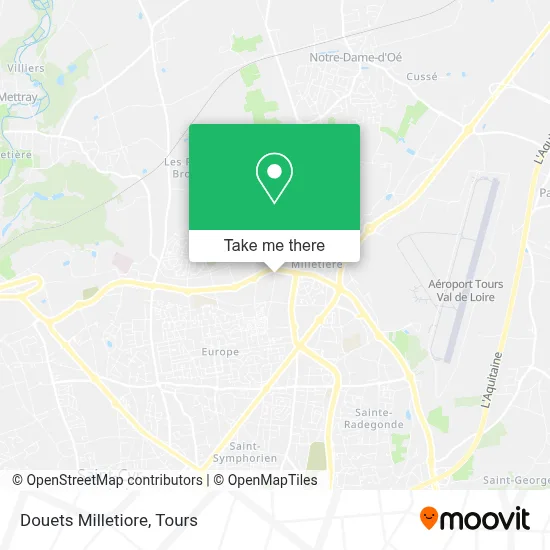 Douets Milletiore map