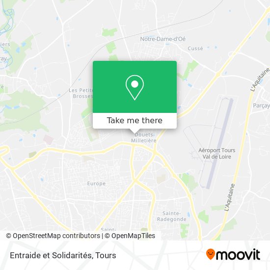 Entraide et Solidarités map