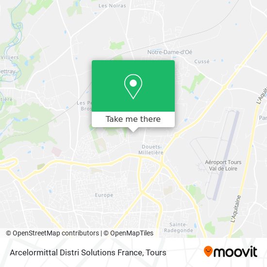 Mapa Arcelormittal Distri Solutions France