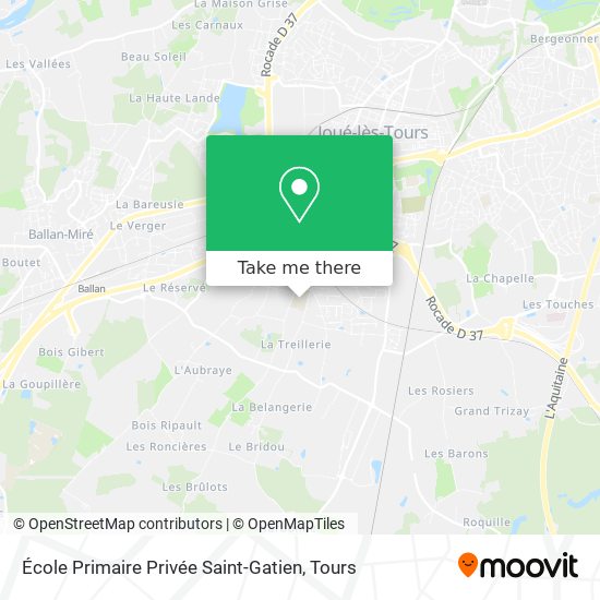 École Primaire Privée Saint-Gatien map
