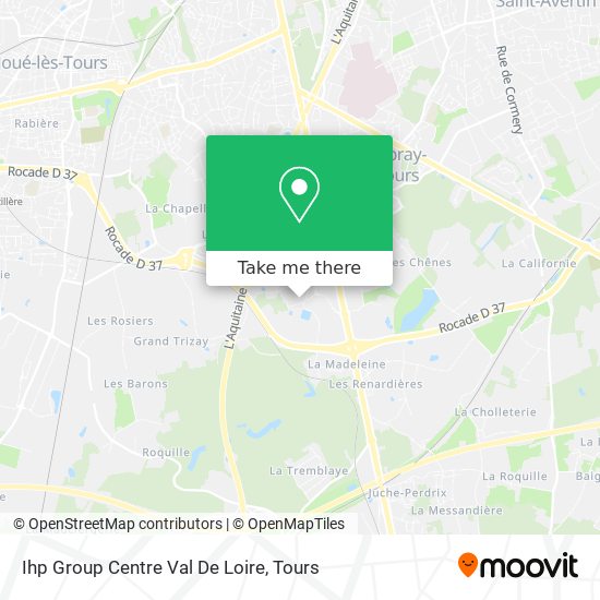 Ihp Group Centre Val De Loire map