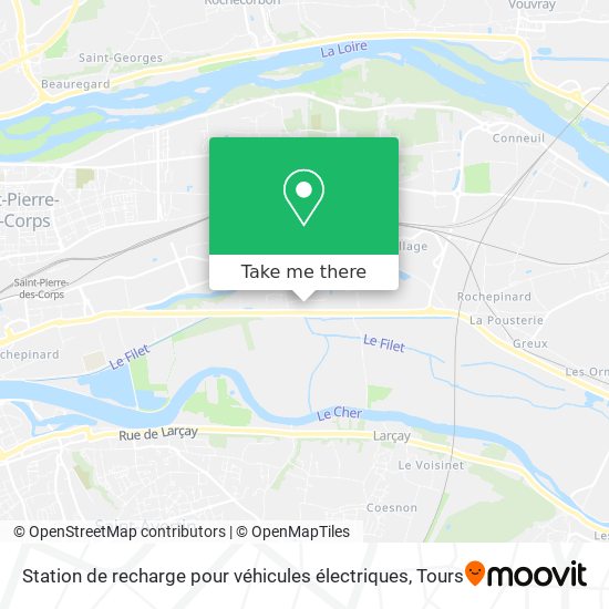 Station de recharge pour véhicules électriques map