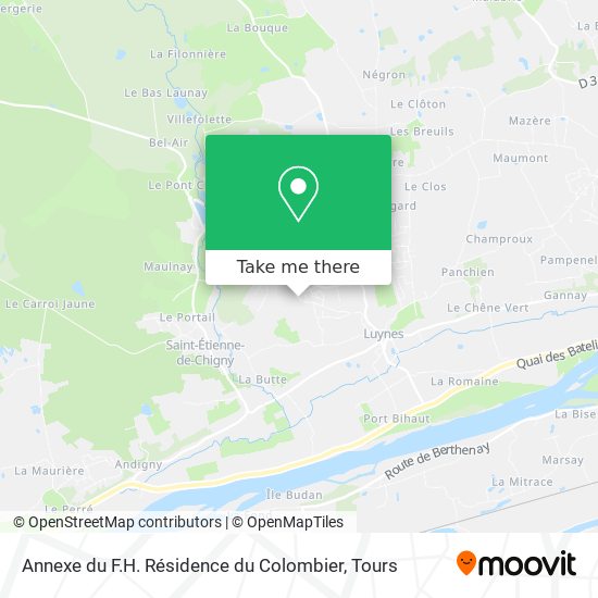 Annexe du F.H. Résidence du Colombier map