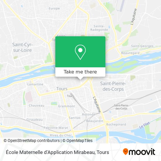 École Maternelle d'Application Mirabeau map