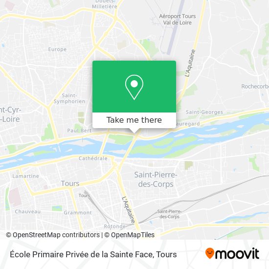 École Primaire Privée de la Sainte Face map
