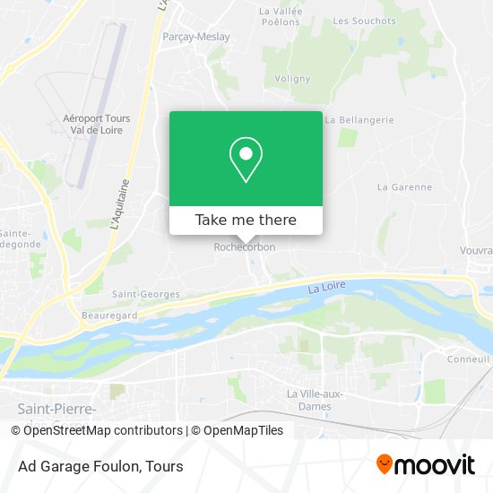 Ad Garage Foulon map