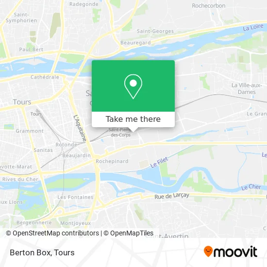 Berton Box map