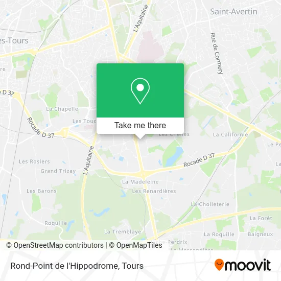 Rond-Point de l'Hippodrome map