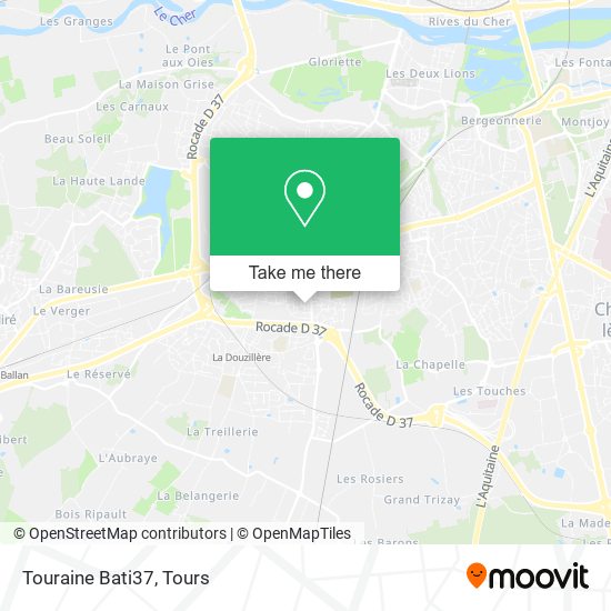 Touraine Bati37 map