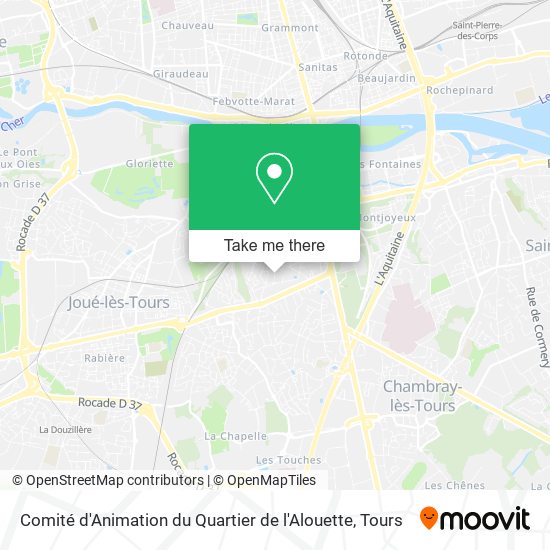 Comité d'Animation du Quartier de l'Alouette map