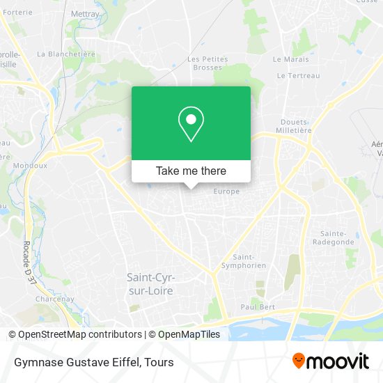 Gymnase Gustave Eiffel map