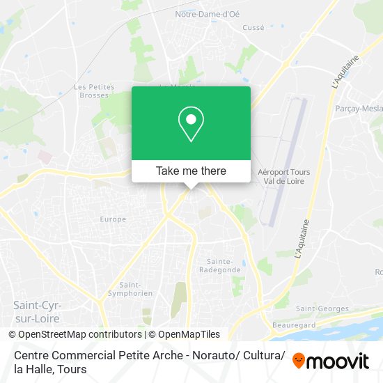 Centre Commercial Petite Arche - Norauto/ Cultura/ la Halle map