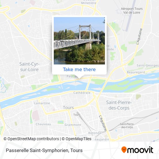 Passerelle Saint-Symphorien map