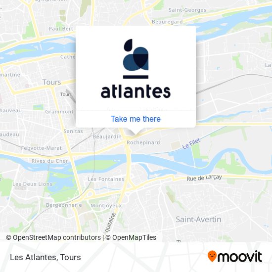 Les Atlantes map