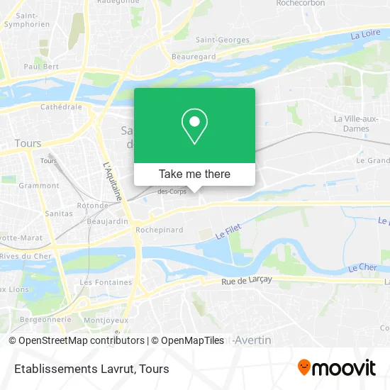 Etablissements Lavrut map