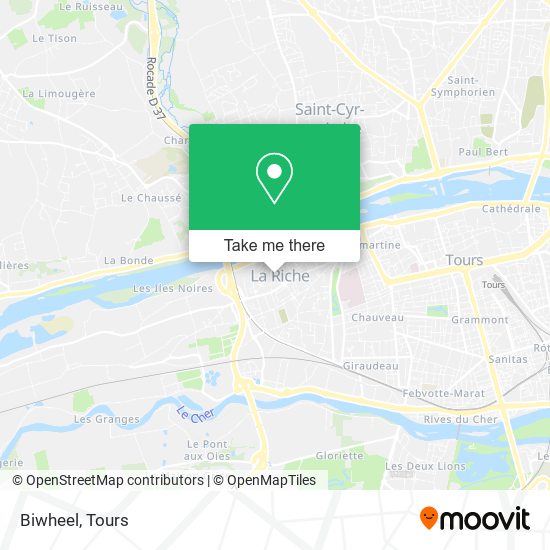 Biwheel map