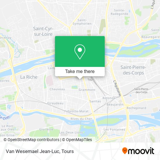 Van Wesemael Jean-Luc map