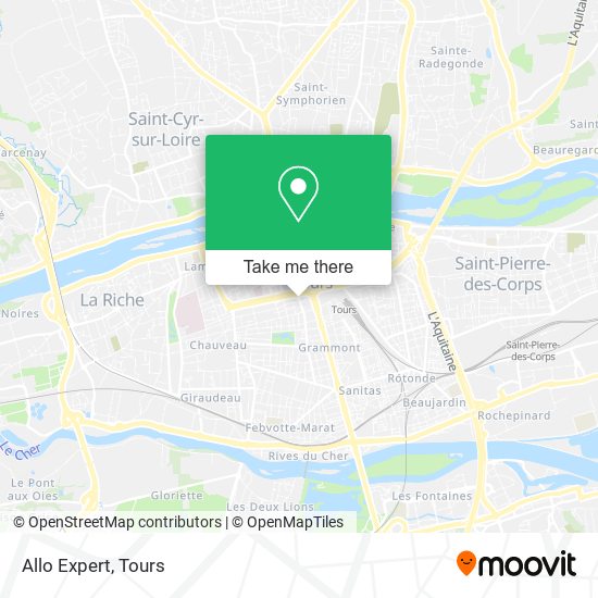 Allo Expert map