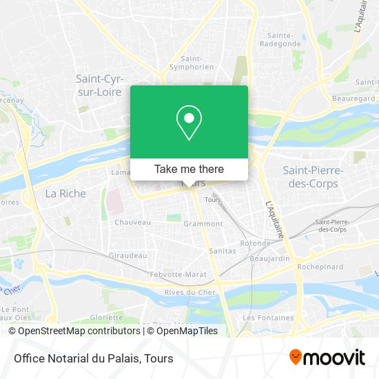 Office Notarial du Palais map