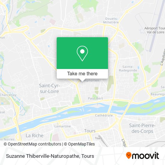 Suzanne Thiberville-Naturopathe map