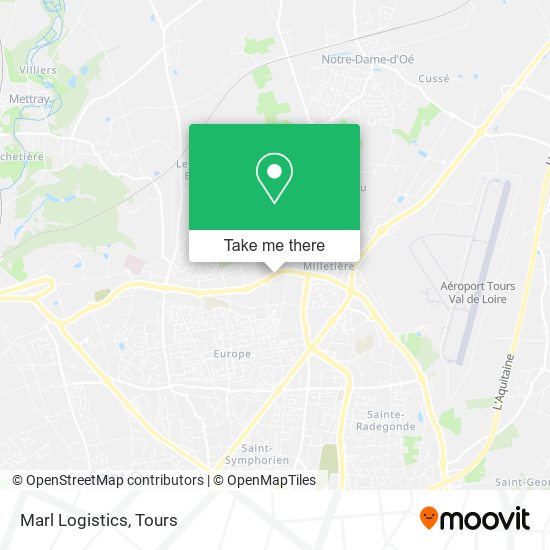 Marl Logistics map