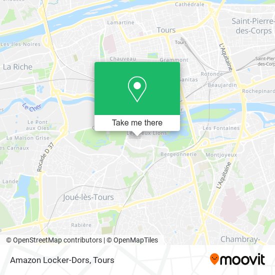 Amazon Locker-Dors map