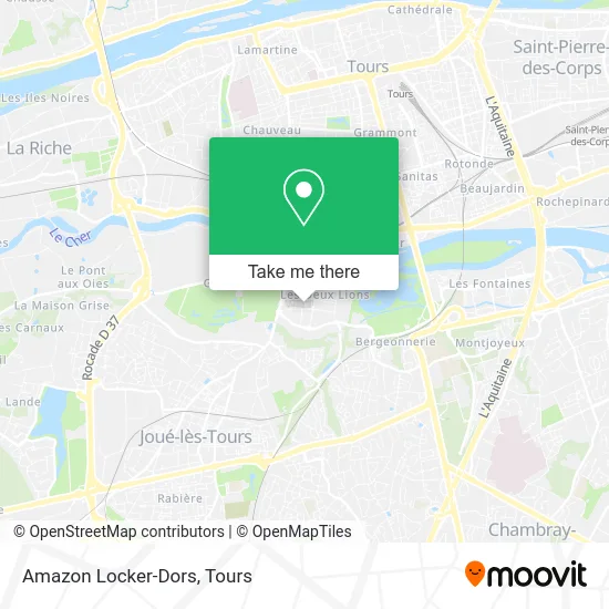 Amazon Locker-Dors map