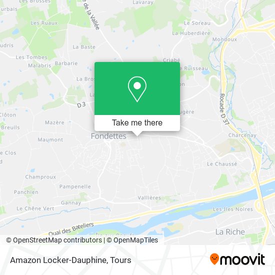 Mapa Amazon Locker-Dauphine