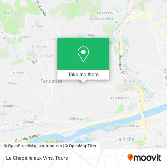 La Chapelle aux Vins map