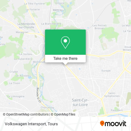 Mapa Volkswagen Intersport