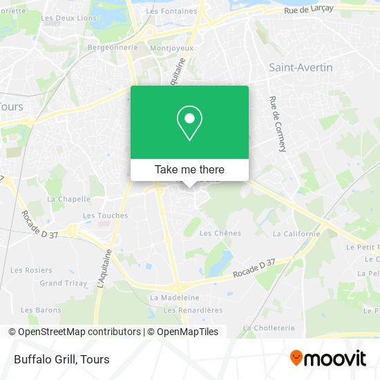 Buffalo Grill map