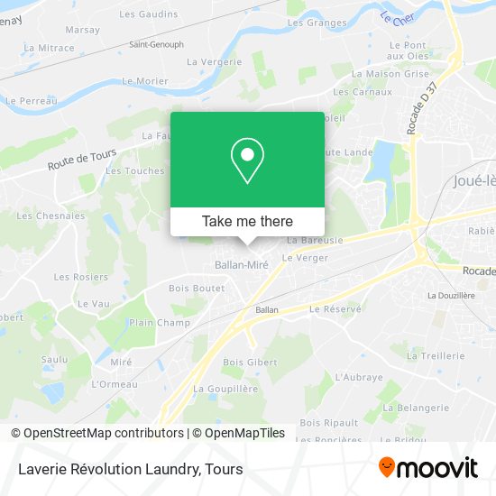 Laverie Révolution Laundry map