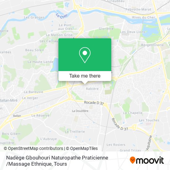 Nadège Gbouhouri Naturopathe Praticienne /Massage Ethnique map