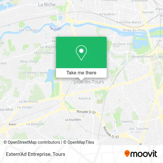 Extern'Ad Entreprise map