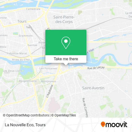 La Nouvelle Eco map