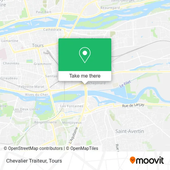 Chevalier Traiteur map