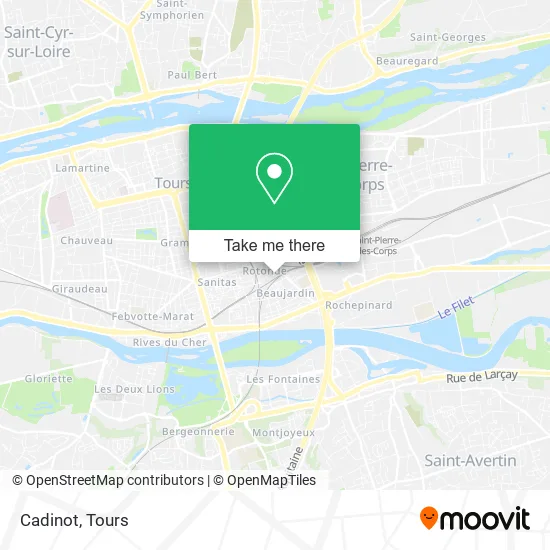Cadinot map