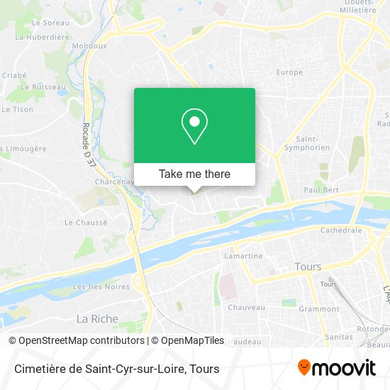 Cimetière de Saint-Cyr-sur-Loire map