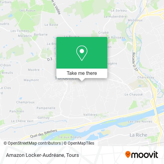 Amazon Locker-Audréane map