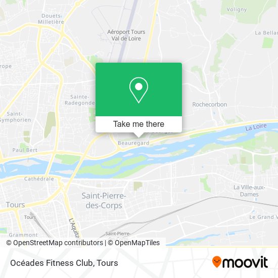 Océades Fitness Club map