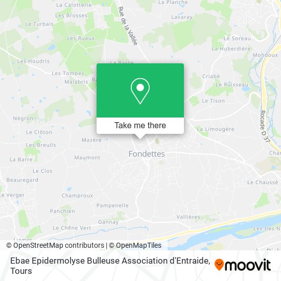 Ebae Epidermolyse Bulleuse Association d'Entraide map