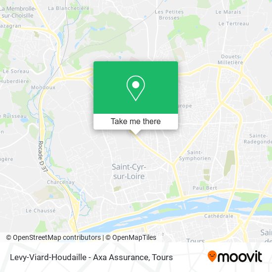 Levy-Viard-Houdaille - Axa Assurance map