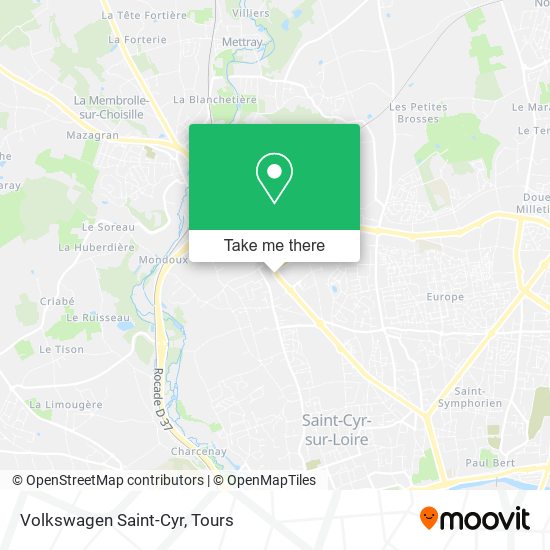 Mapa Volkswagen Saint-Cyr