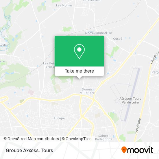 Groupe Axxess map