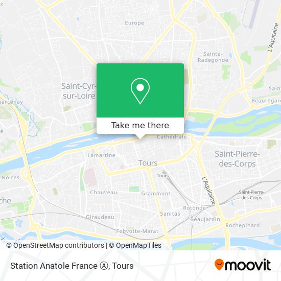 Station Anatole France Ⓐ map