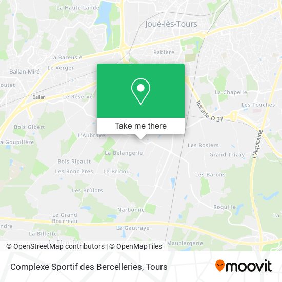 Complexe Sportif des Bercelleries map