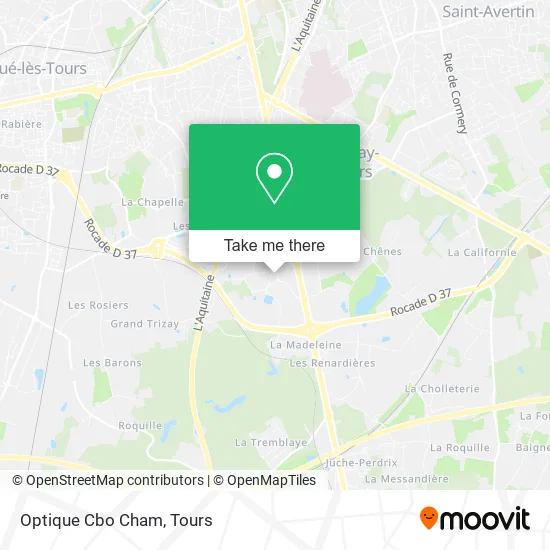 Optique Cbo Cham map